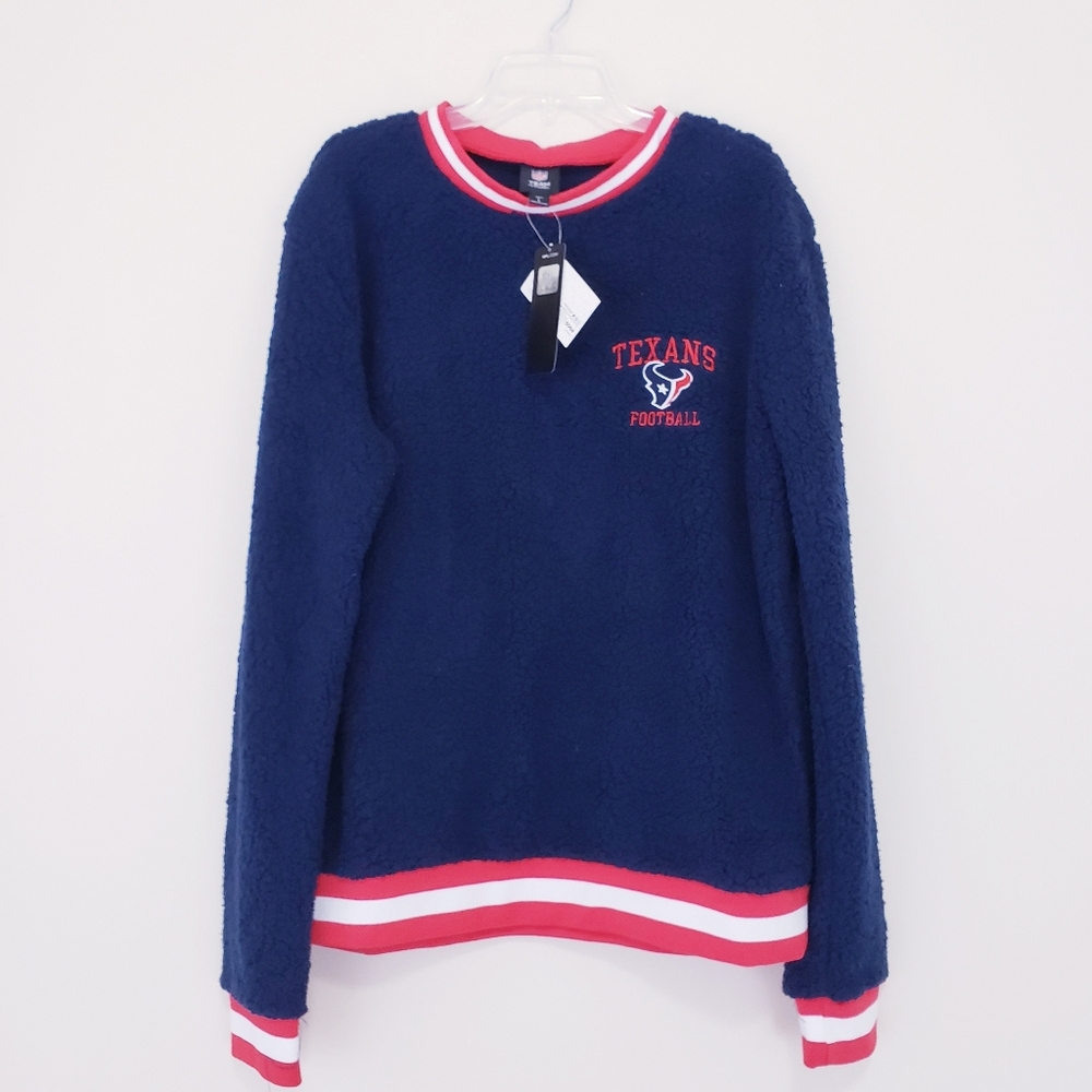 Houston Texans FOCO NFL Sherpa Sweatshirt NEW NWT Mens Large - #48168-N5Sher - Picture 2 of 6